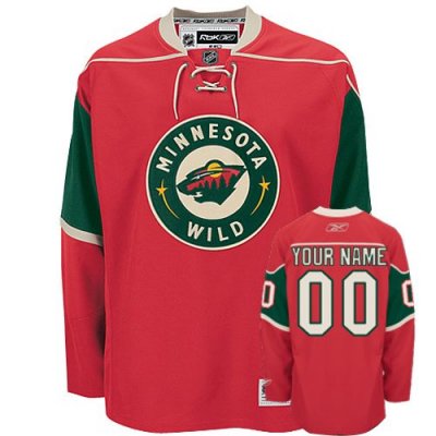 Jerseys Factory Cheap Wild Personalized Authentic Red NHL Jersey