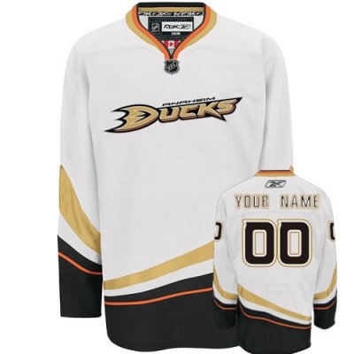 Jerseys Factory Cheap Ducks Personalized Authentic White NHL Jer