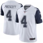 Jerseys Factory Cheap Nike Cowboys #4 Dak Prescott White Men's S