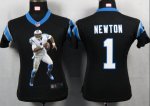 Jerseys Factory Cheap Nike Panthers #1 Cam Newton Black Team Col