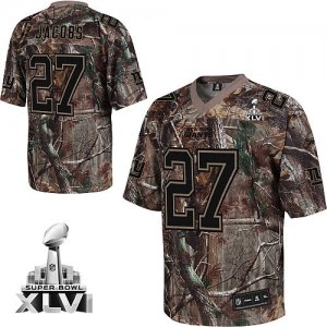 Jerseys Factory Cheap Giants Brandon Jacobs #27 Camouflage Realt