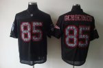 Jerseys Factory Cheap Sideline Black United Patriots #85 Chad Oc