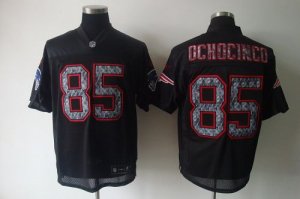 Jerseys Factory Cheap Sideline Black United Patriots #85 Chad Oc