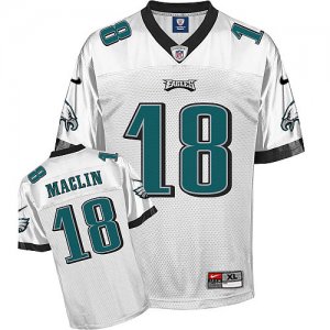Jerseys Factory Cheap Nike Eagles #18 Jeremy Maclin White Stitch