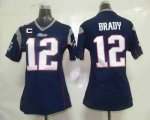 Jerseys Factory Cheap Nike Patriots #12 Tom Brady Navy Blue Team