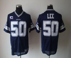 Jerseys Factory Cheap Nike Cowboys #50 Sean Lee Navy Blue Team C