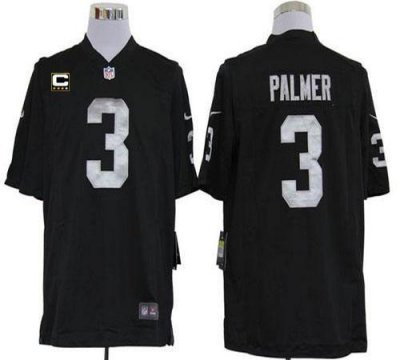 Jerseys Factory Cheap Nike Raiders #3 Carson Palmer Black Team C