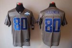 Jerseys Factory Cheap Nike Colts #80 Coby Fleener Grey Shadow Wi