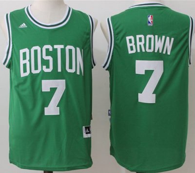 Jerseys Factory Cheap Celtics #7 Jaylen Brown Green Stitched NBA