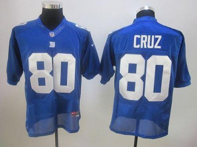 Jerseys Factory Cheap Nike Giants #80 Victor Cruz Blue Stitched