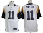 Jerseys Factory Cheap Nike Rams #11 Tavon Austin White Men's Sti