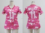 Jerseys Factory Cheap Nike Dolphins #11 Mike Wallace Pink Women'