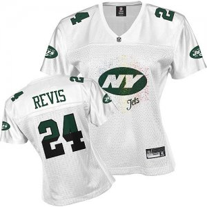 Jerseys Factory Cheap Jets #24 Darrelle Revis White 2011 Women's