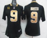 Jerseys Factory Cheap Nike Saints #9 Drew Brees Black Team Color