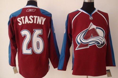 Jerseys Factory Cheap Avalanche #26 Paul Stastny Embroidered Red