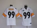 Jerseys Factory Cheap Steelers #99 Brett Keisel White Stitched N