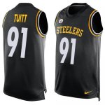 Jerseys Factory Cheap Nike Steelers #91 Stephon Tuitt Black Team