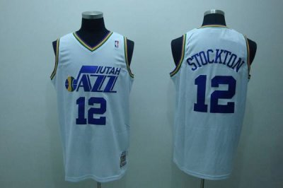 Jerseys Factory Cheap Mitchell and Ness Jazz #12 John Stockton S