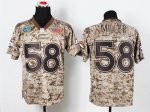 Jerseys Factory Cheap Nike Broncos #58 Von Miller Camo Men's Sti