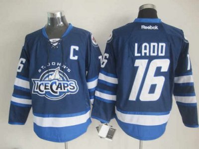 Jerseys Factory Cheap Jets #16 Andrew Ladd Dark Blue St. John's