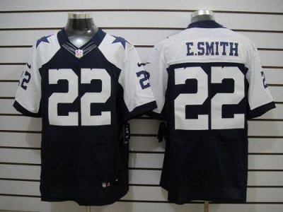 Jerseys Factory Cheap Nike Cowboys #22 Emmitt Smith Navy Blue Th