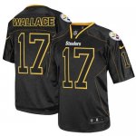 Jerseys Factory Cheap Nike Steelers #17 Mike Wallace Lights Out