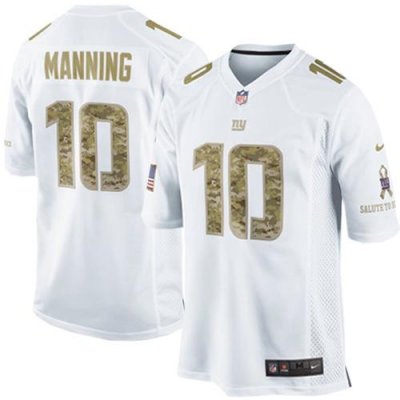 Jerseys Factory Cheap Nike Giants #10 Eli Manning White Men's St