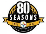 Jerseys Factory Cheap Stitched Pittsburgh Steelers 80th Annivers
