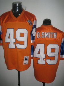 Jerseys Factory Cheap Mitchel & Ness Broncos #49 Dennis Smith Or