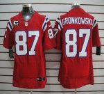 Jerseys Factory Cheap Nike Patriots #87 Rob Gronkowski Red Alter
