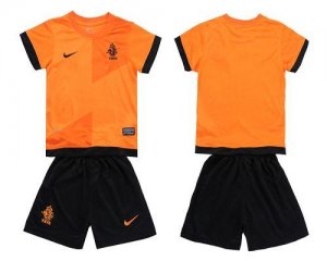 Jerseys Factory Cheap Holland Blank 2012/2013 Orange Home Kid So
