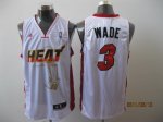 Jerseys Factory Cheap Heat 2011 Championship #3 Dwyane Wade Whit