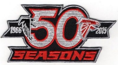 Jerseys Factory Cheap Stitched Atlanta Falcons 50th 1966-2015 Se