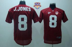 Jerseys Factory Cheap Crimson Tide #8 Julio Jones Red 2013 BCS N