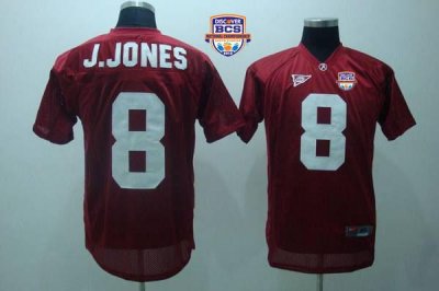 Jerseys Factory Cheap Crimson Tide #8 Julio Jones Red 2013 BCS N