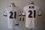 Jerseys Factory Cheap Nike Ravens #21 Lardarius Webb White Youth