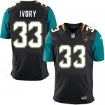 Jerseys Factory Cheap Nike Jaguars #33 Chris Ivory Black Alterna