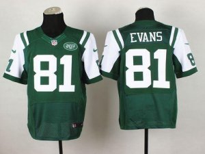 Jerseys Factory Cheap Nike Jets #81 Shaq Evans Green Team Color