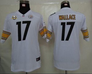 Jerseys Factory Cheap Nike Steelers #17 Mike Wallace White With