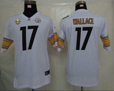 Jerseys Factory Cheap Nike Steelers #17 Mike Wallace White With