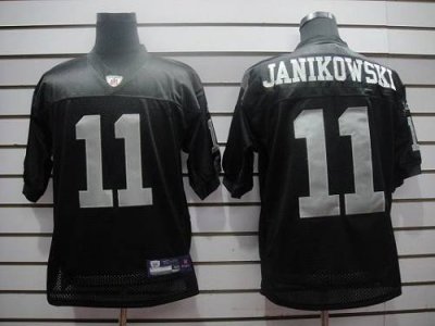Jerseys Factory Cheap Raiders #11 Sebastian Janikowski Black Sti