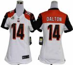 Jerseys Factory Cheap Nike Bengals #14 Andy Dalton White With C