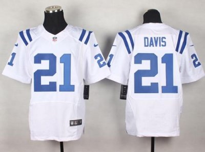 Jerseys Factory Cheap Nike Colts #21 Vontae Davis White Men's St