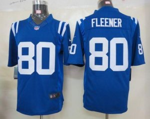 Jerseys Factory Cheap Nike Colts #80 Coby Fleener Royal Blue Tea