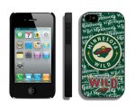 Jerseys Factory Cheap NHL Minnesota Wild IPhone 4/4S Case_2