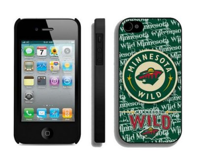 Jerseys Factory Cheap NHL Minnesota Wild IPhone 4/4S Case_2
