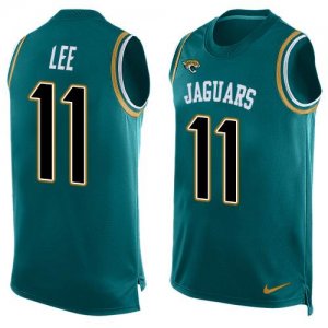 Jerseys Factory Cheap Nike Jaguars #11 Marqise Lee Teal Green Te