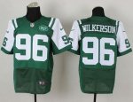Jerseys Factory Cheap Nike Jets #96 Muhammad Wilkerson Green Tea