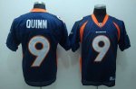 Jerseys Factory Cheap Broncos #9 Brady Quinn Blue Stitched NFL J