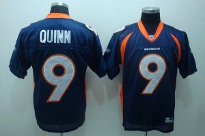 Jerseys Factory Cheap Broncos #9 Brady Quinn Blue Stitched NFL J